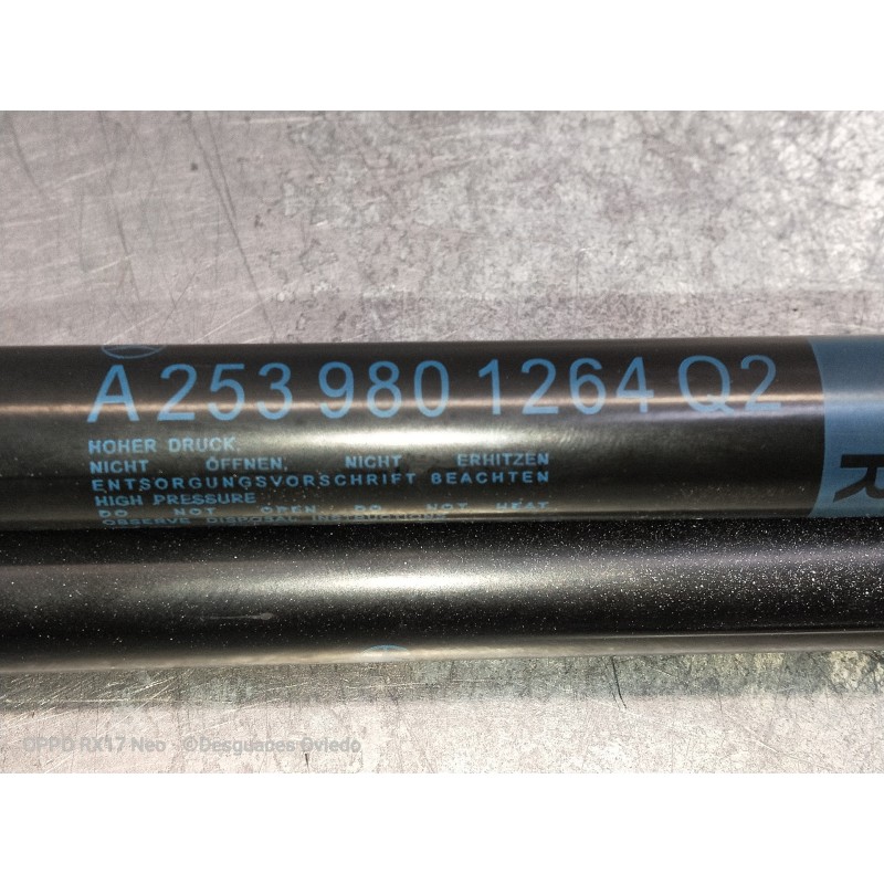 Recambio de amortiguadores capo para mercedes clase glc (w253) glc 220 d 4matic referencia OEM IAM A2539801264Q2  