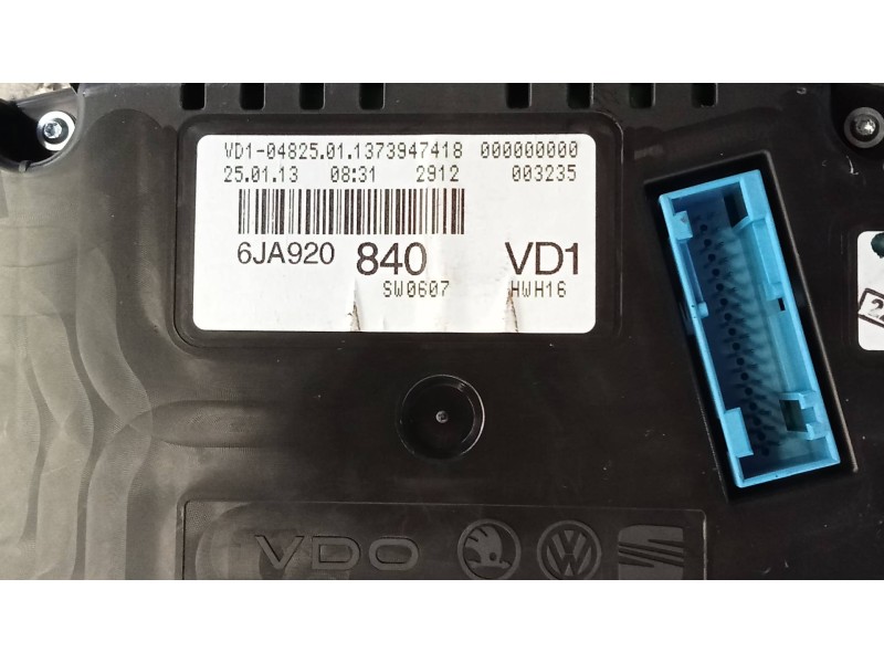 Recambio de cuadro instrumentos para seat toledo (kg3) style referencia OEM IAM 6JA920840  
