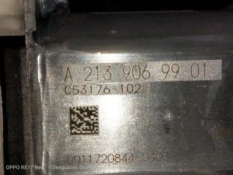 Recambio de elevalunas delantero izquierdo para mercedes clase glc (w253) glc 220 d 4matic referencia OEM IAM A2139069901 C53176