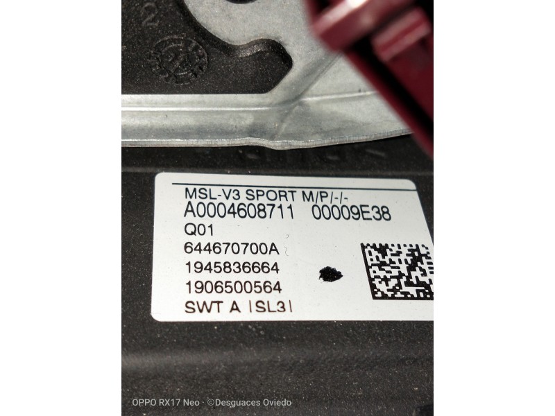 Recambio de volante para mercedes clase glc (w253) glc 220 d 4matic referencia OEM IAM A0004608711 00009E38 644670700A