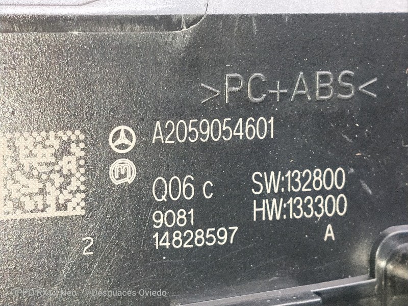 Recambio de mando multifuncion para mercedes clase glc (w253) glc 220 d 4matic referencia OEM IAM A2059054601 14828597 
