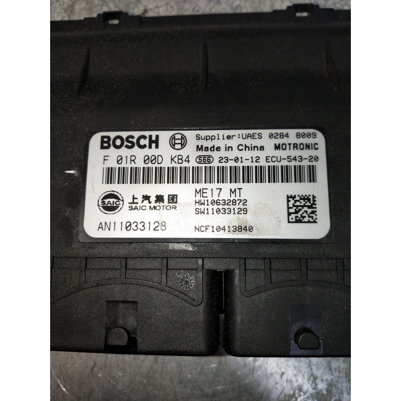 Recambio de centralita motor uce para mg rover mg zs 1.5 vti referencia OEM IAM SW11033129 HW10632872. F01R00DKB4 02848009. AN11