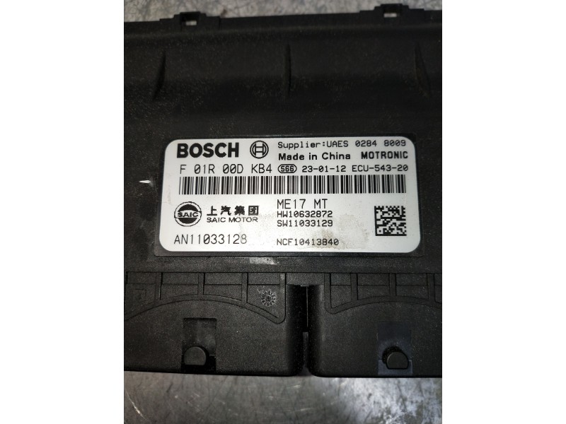 Recambio de centralita motor uce para mg rover mg zs 1.5 vti referencia OEM IAM SW11033129 HW10632872. F01R00DKB4 02848009. AN11