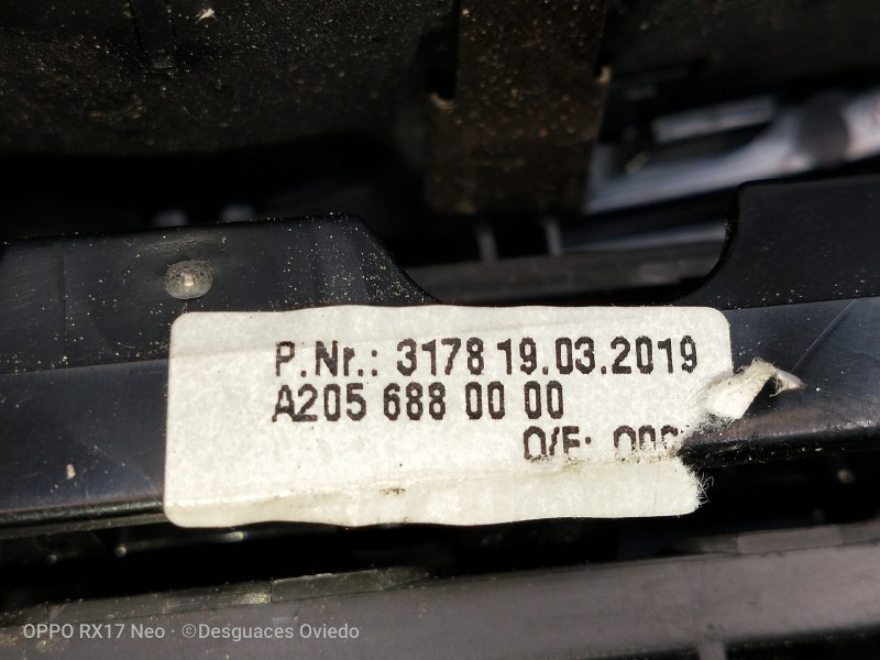 Recambio de mando luces para mercedes clase glc (w253) glc 220 d 4matic referencia OEM IAM A2056880000 317819032019 INTERRUPTOR