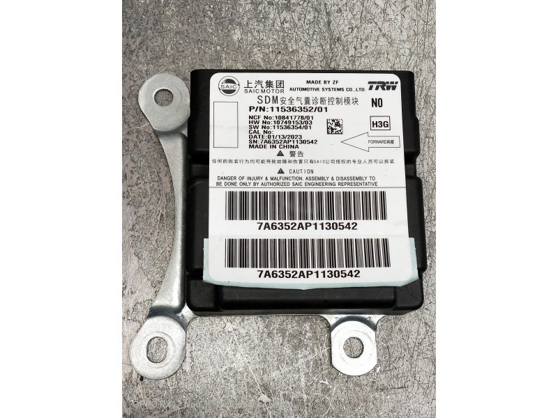 Recambio de kit airbag para mg rover mg zs 1.5 vti referencia OEM IAM 7A6352AP1130542 1153635201 