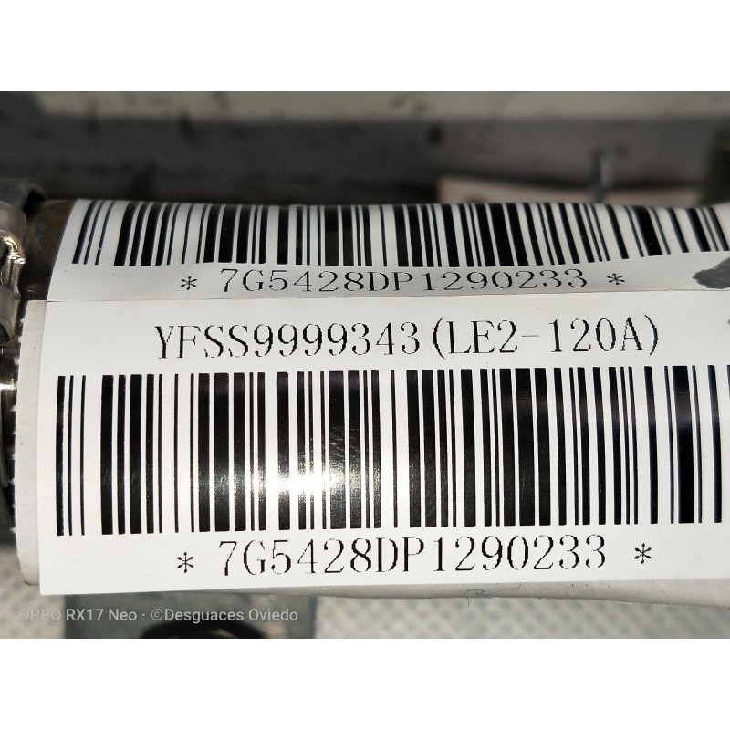 Recambio de airbag cortina delantero izquierdo para mg rover mg zs 1.5 vti referencia OEM IAM YFSS999934 7G5428DP1290233 SAIC477