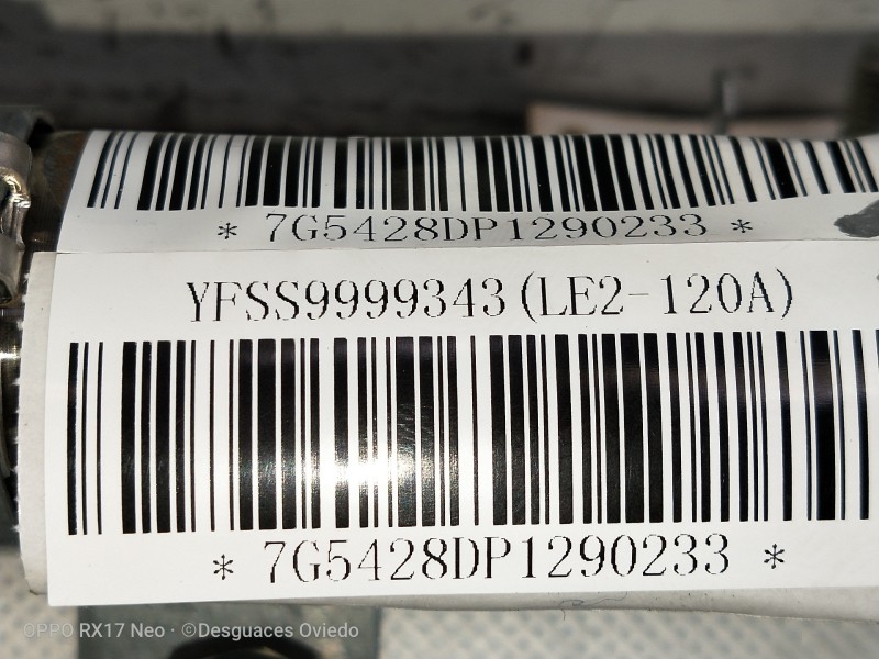 Recambio de airbag cortina delantero izquierdo para mg rover mg zs 1.5 vti referencia OEM IAM YFSS999934 7G5428DP1290233 SAIC477