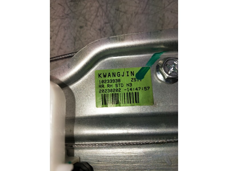 Recambio de elevalunas trasero derecho para mg rover mg zs 1.5 vti referencia OEM IAM 10233938 20230202 