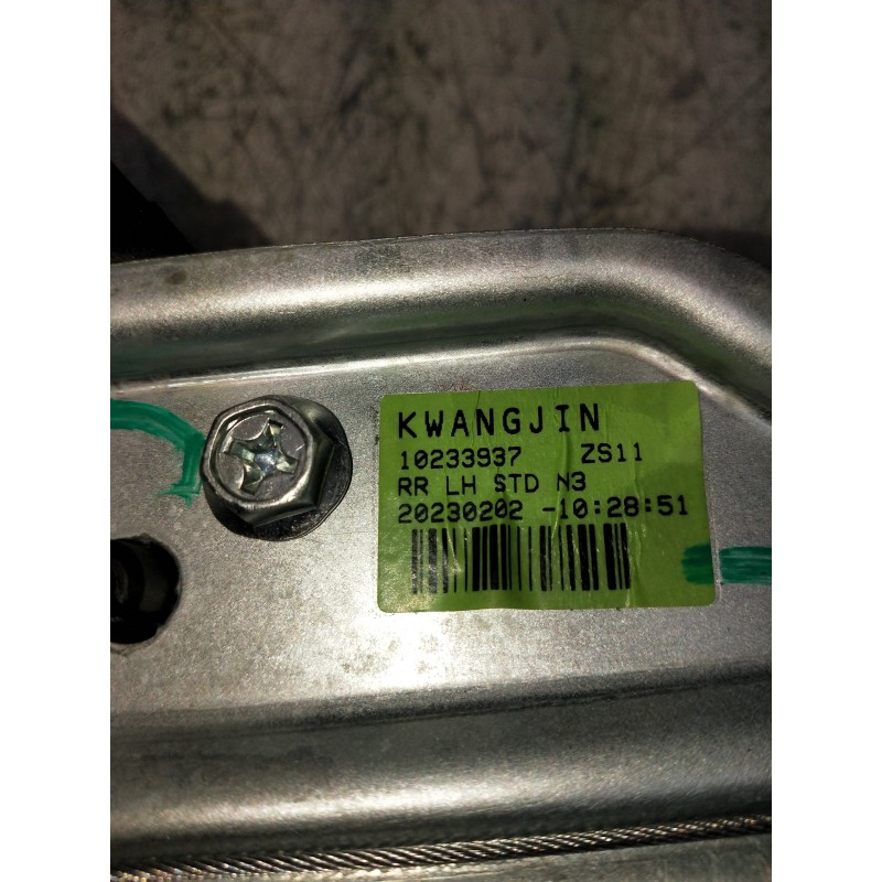 Recambio de elevalunas trasero izquierdo para mg rover mg zs 1.5 vti referencia OEM IAM 10233937 20230202 