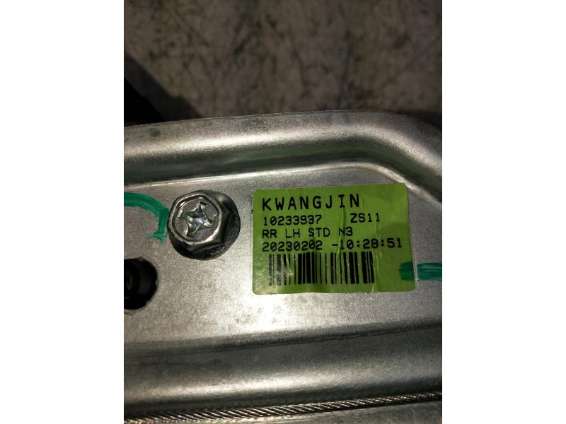 Recambio de elevalunas trasero izquierdo para mg rover mg zs 1.5 vti referencia OEM IAM 10233937 20230202 