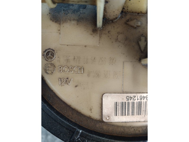 Recambio de bomba combustible para mercedes sprinterii caja cerrada (desde 01.06) 311/315 cdi 4x4 (906.631/633/635/637) referenc