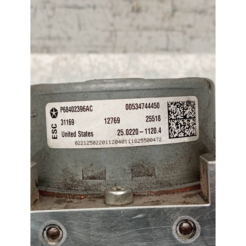 Recambio de abs para jeep compass ii 1.4 m-air cat referencia OEM IAM 28515904233 25091561793 25062139583 25022011204 P68402396A