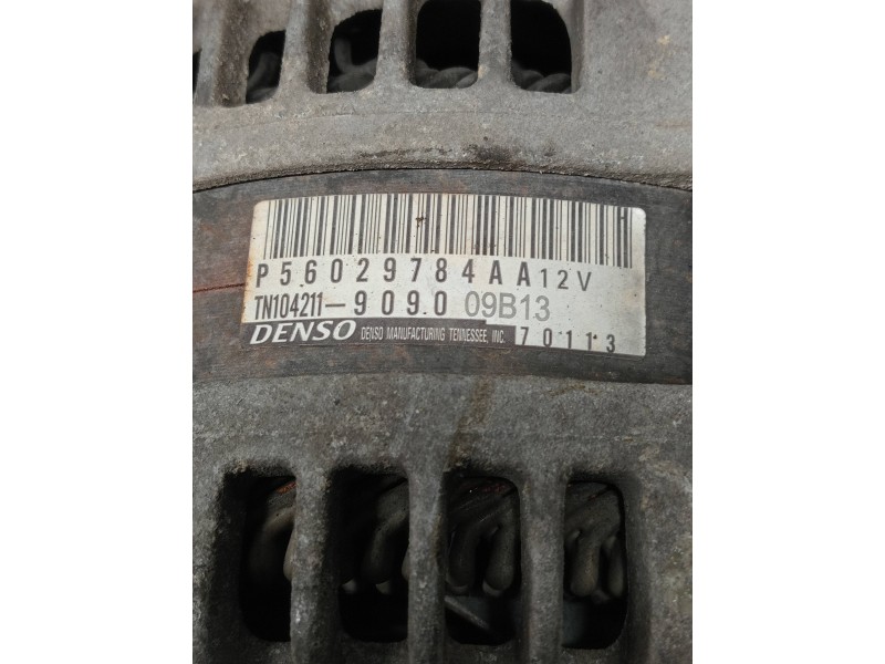 Recambio de alternador para jeep compass ii 1.4 m-air cat referencia OEM IAM P56029784AA  
