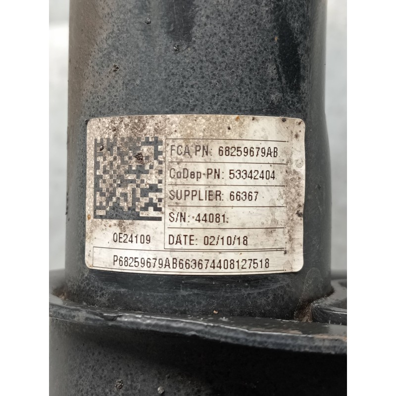 Recambio de amortiguador delantero izquierdo para jeep compass ii 1.4 m-air cat referencia OEM IAM 68259679AB  
