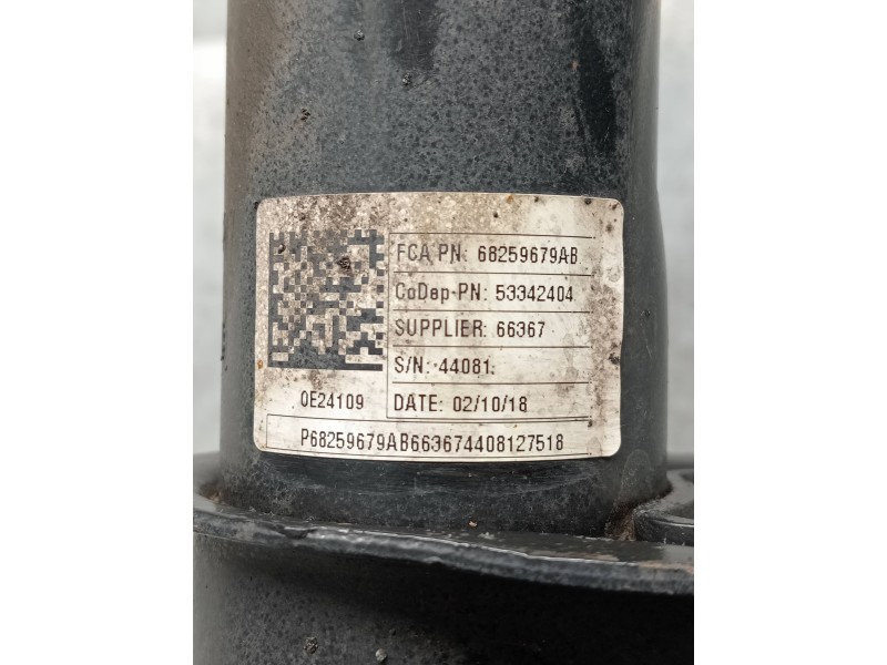 Recambio de amortiguador delantero izquierdo para jeep compass ii 1.4 m-air cat referencia OEM IAM 68259679AB  
