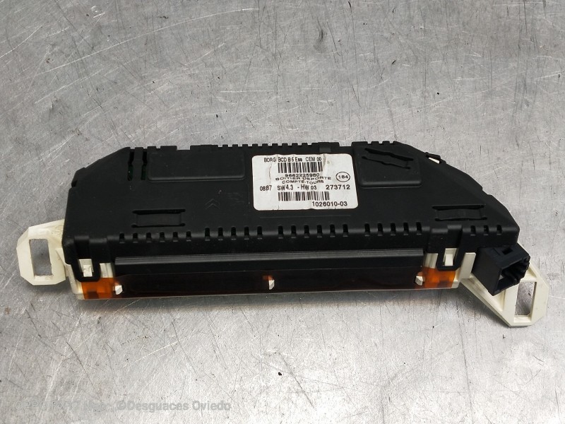 Recambio de pantalla multifuncion para citroen c4 coupe collection referencia OEM IAM 9662225980 102601003 