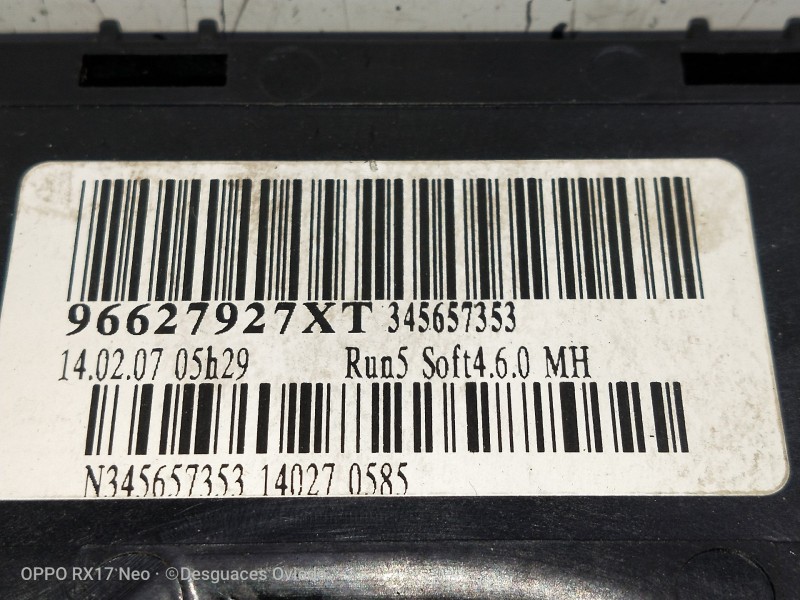 Recambio de mando luces para citroen c4 coupe collection referencia OEM IAM 96627927XT 345657353 