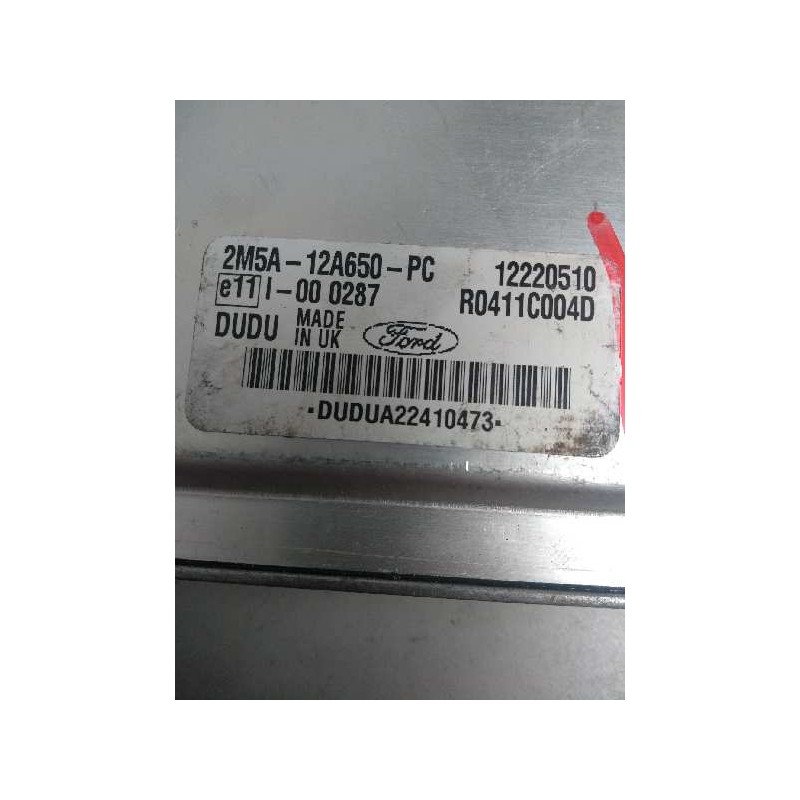 Recambio de centralita motor uce para ford focus berlina (cak) 1.8 tdci cat referencia OEM IAM R0411C004D 2M5A12A650PC 12220510 