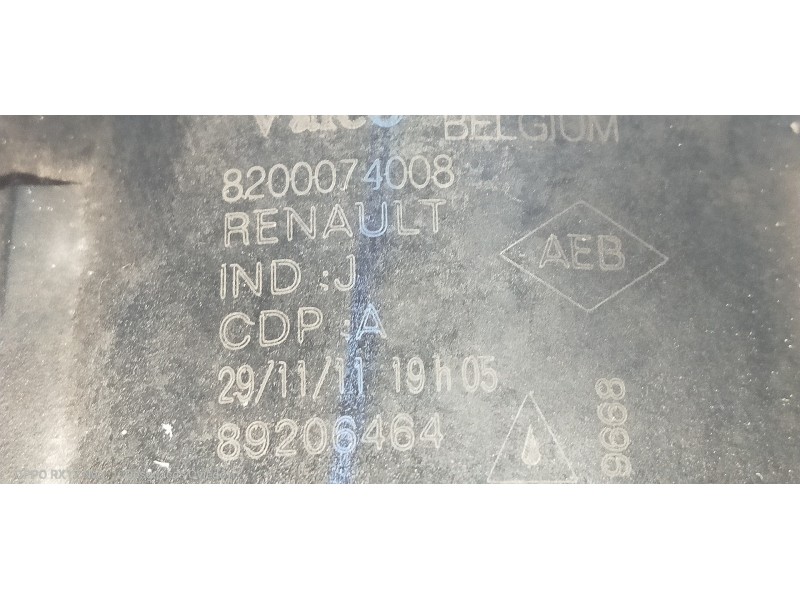 Recambio de faro antiniebla derecho para renault kangoo z.e. maxi 2-sitzer referencia OEM IAM 8200074008 89206464 