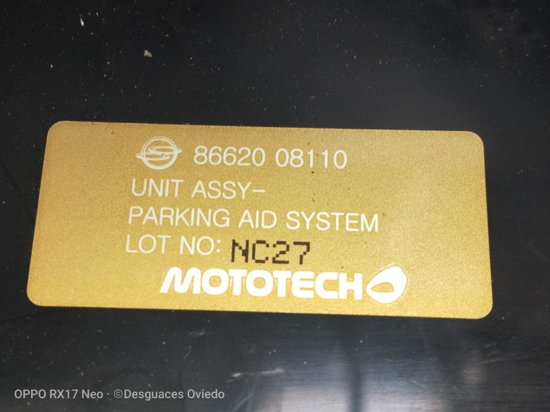 Recambio de modulo electronico para ssangyong rexton w limited 4wd referencia OEM IAM 8662008110  
