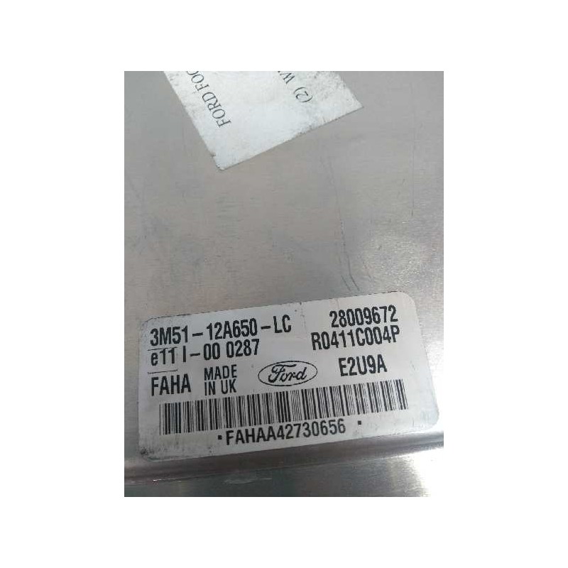 Recambio de centralita motor uce para ford focus turnier (cak) 1.8 tdci cat referencia OEM IAM R0411C004P 3M5112A650LC 28009672 
