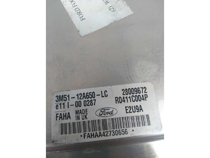 Recambio de centralita motor uce para ford focus turnier (cak) 1.8 tdci cat referencia OEM IAM R0411C004P 3M5112A650LC 28009672 