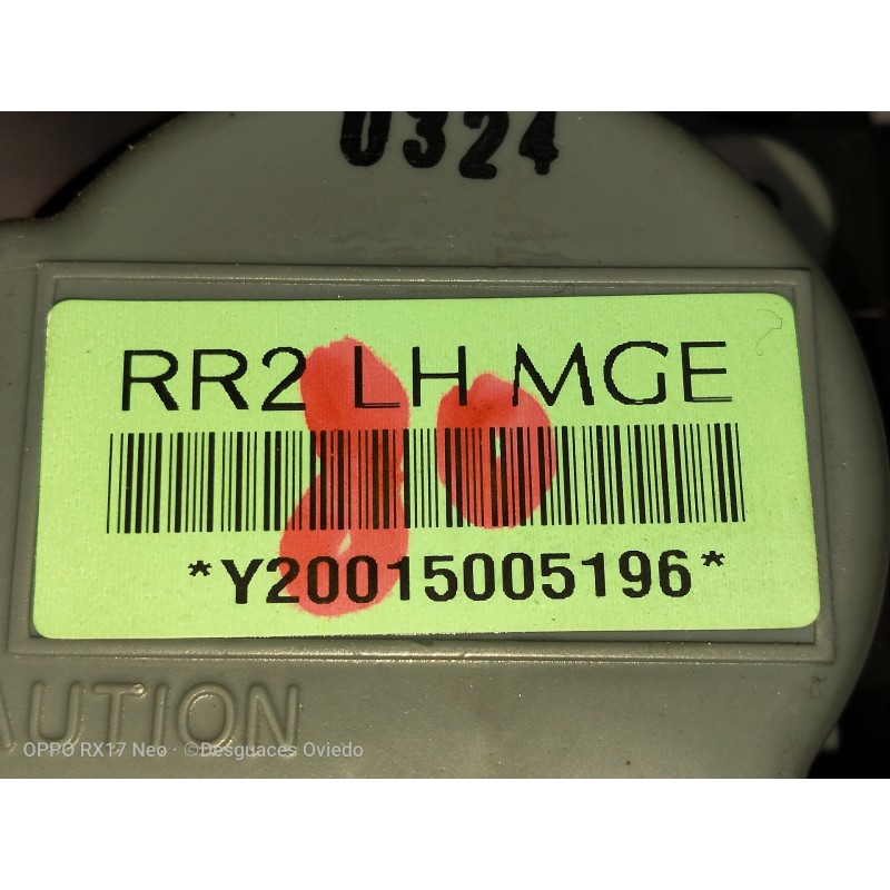 Recambio de juego cinturones trasero para ssangyong rexton w limited 4wd referencia OEM IAM Y20015005196 Y20015005166 5P 3 FILA