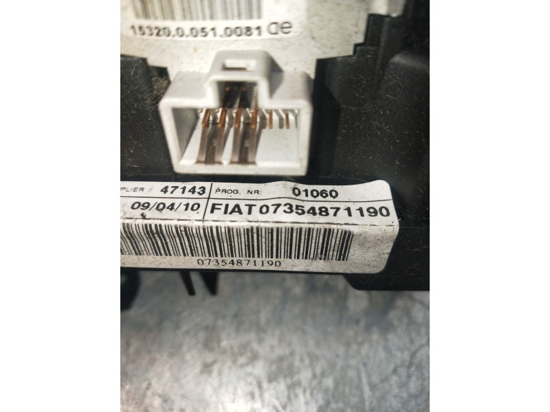 Recambio de mando luces para fiat bravo (198) 1.4 16v cat referencia OEM IAM 07354871190  