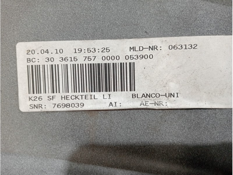 Recambio de carenado delantero izquierdo para bmw r 1200 rt/st r1200 rt (10)(430) referencia OEM IAM 7698039  TRASERO
