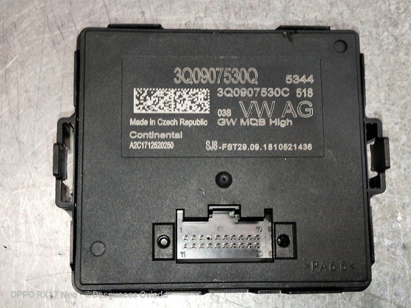 Recambio de modulo electronico para volkswagen golf vii lim. bluemotion referencia OEM IAM 3Q0907530Q 3Q0907530C A2C1712520250