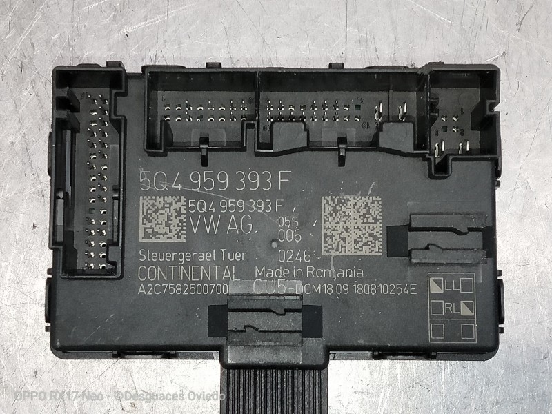 Recambio de modulo electronico para volkswagen golf vii lim. bluemotion referencia OEM IAM 5Q4959393F A2C7582500700 DELANTERO IZ