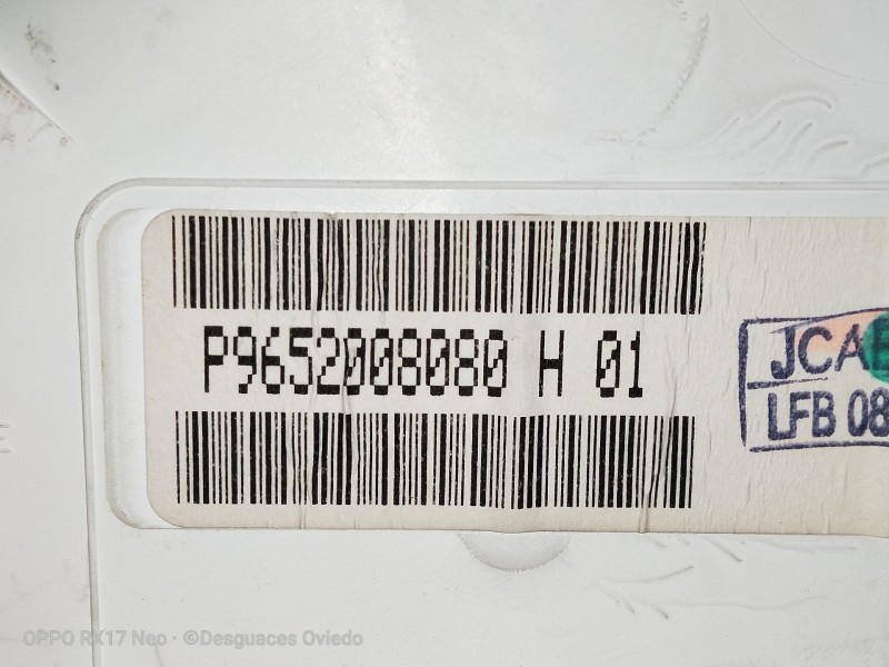 Recambio de cuadro instrumentos para citroen c2 sx referencia OEM IAM P9652008080H01  