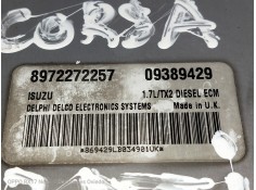 Recambio de centralita motor uce para opel corsa c joy referencia OEM IAM 8972272257 09389429  2