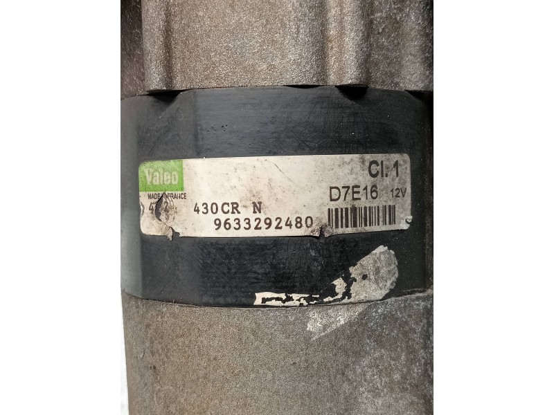 Recambio de motor arranque para citroen saxo 1.1 furio referencia OEM IAM 9633292480 D7E16 