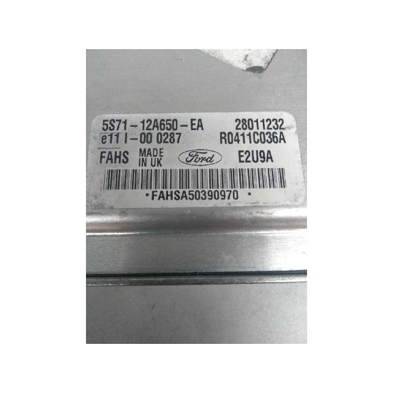 Recambio de centralita motor uce para ford mondeo berlina (ge) 2.0 tdci td cat referencia OEM IAM R0411C036A 5S7112A650EA 280112