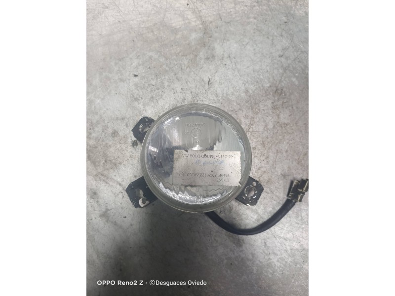 Recambio de faro derecho para volkswagen polo (867/871/873) 1.3 referencia OEM IAM    Recambio de faro derecho para volkswagen polo (867/871/873) 1.3 referencia OEM IAM