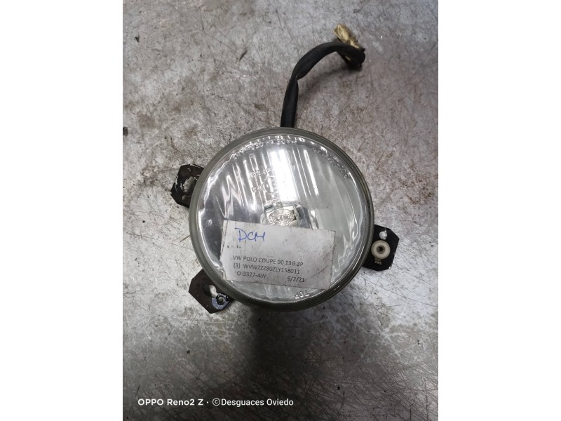 Recambio de faro derecho para volkswagen polo (867/871/873) 1.3 referencia OEM IAM   