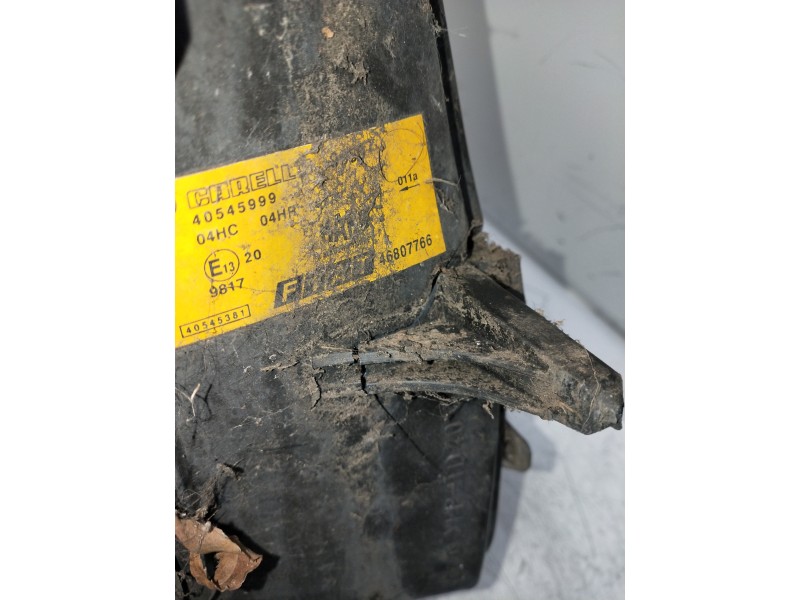 Recambio de faro derecho para fiat doblo cargo (223) 1.9 d furg. referencia OEM IAM   