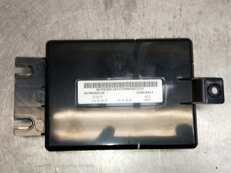 Recambio de modulo electronico para maserati ghibli diesel referencia OEM IAM 06700360110 670036011 24539