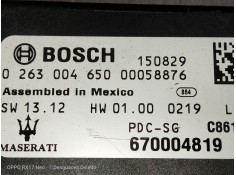 Recambio de modulo electronico para maserati ghibli diesel referencia OEM IAM 0263004650 670004819 150829 2