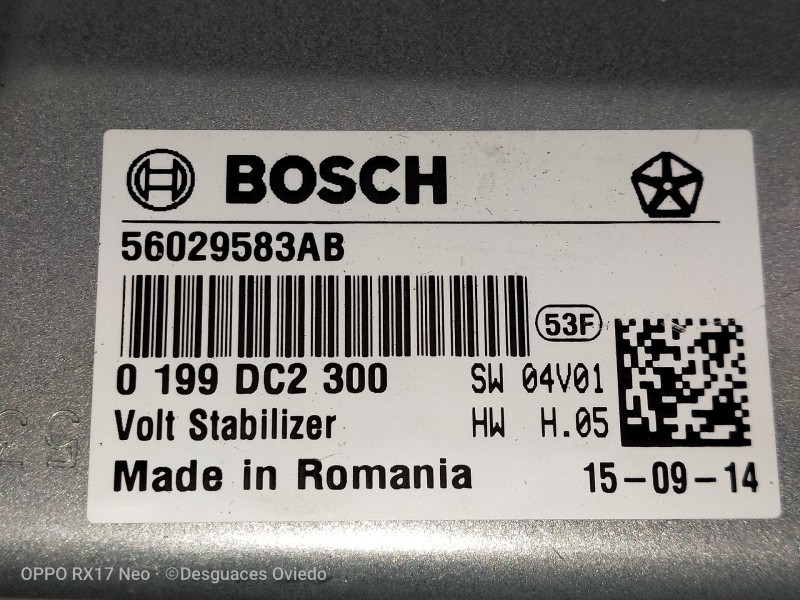 Recambio de modulo electronico para maserati ghibli diesel referencia OEM IAM 56029583AB 0199DC2300 