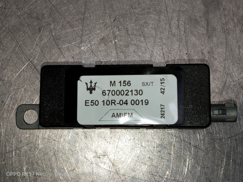 Recambio de modulo electronico para maserati ghibli diesel referencia OEM IAM 670002130 10R040019 