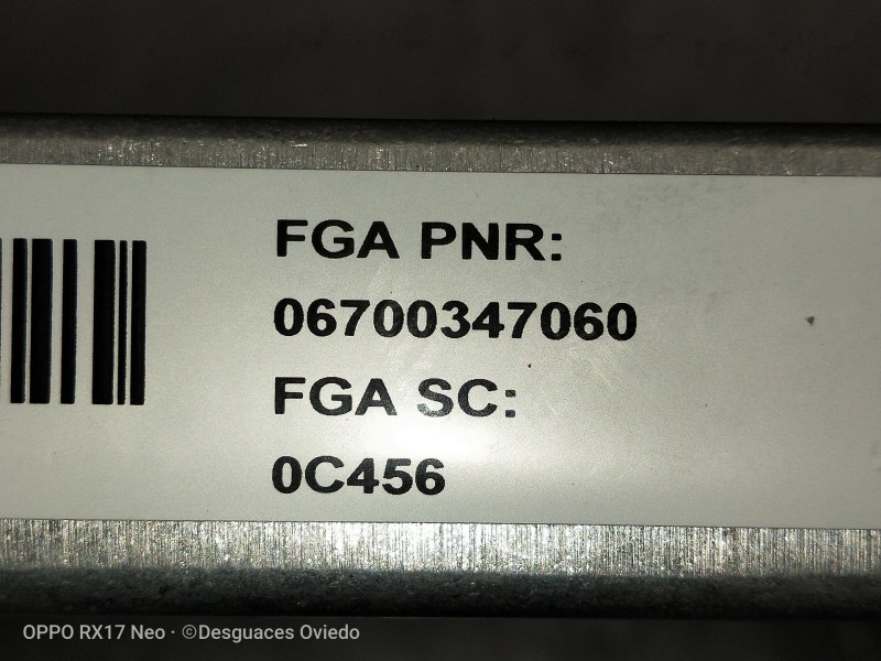 Recambio de modulo electronico para maserati ghibli diesel referencia OEM IAM 06700347060  