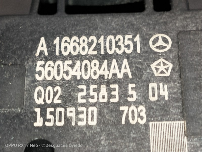 Recambio de sensor para maserati ghibli diesel referencia OEM IAM A1668210351 56054084AA Q022583504