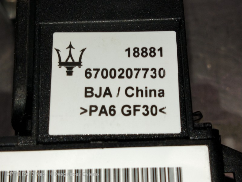 Recambio de mando multifuncion para maserati ghibli diesel referencia OEM IAM 6700207730 18881 