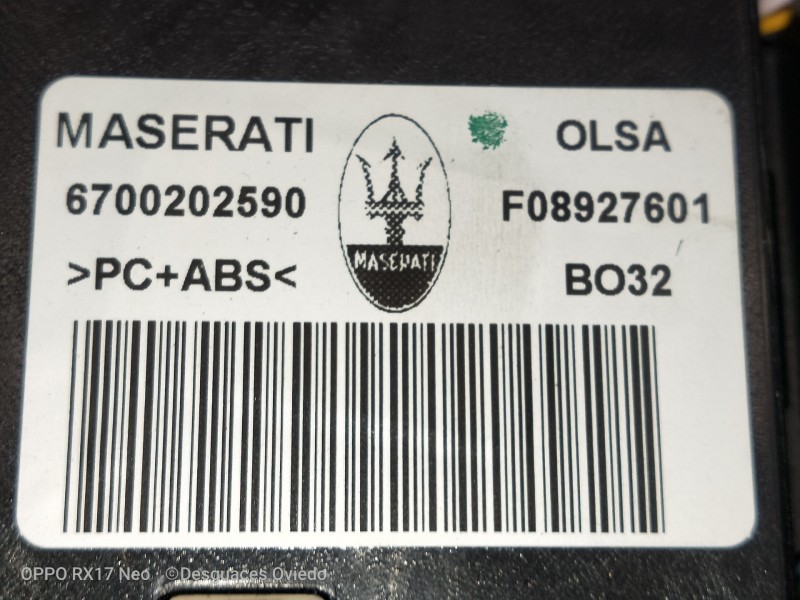 Recambio de luz interior para maserati ghibli diesel referencia OEM IAM 6700202590 F08927601 