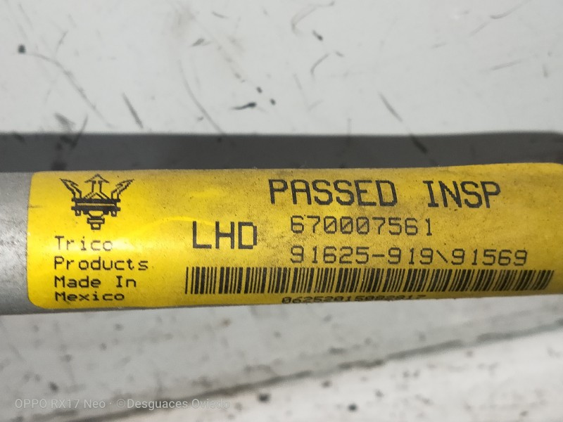 Recambio de motor limpia delantero para maserati ghibli diesel referencia OEM IAM 670007561 9162591991569 