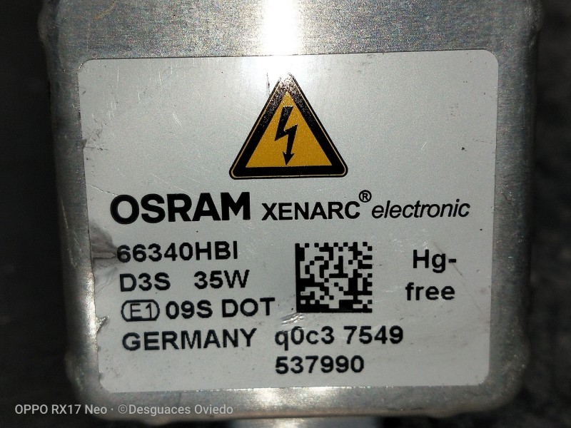 Recambio de bombillas para maserati ghibli diesel referencia OEM IAM OSRAMXENARC 66340HBI 537990