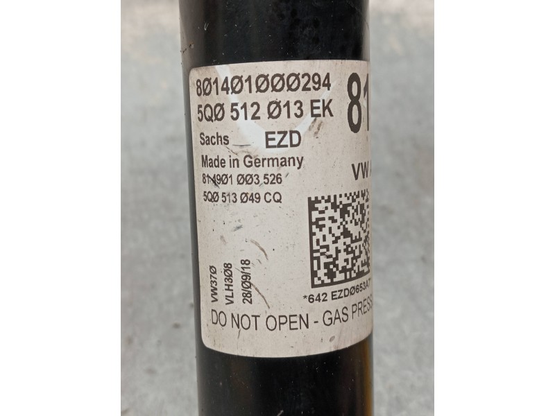 Recambio de amortiguador trasero izquierdo para volkswagen golf vii lim. bluemotion referencia OEM IAM 5Q0512013EK 801401000294 