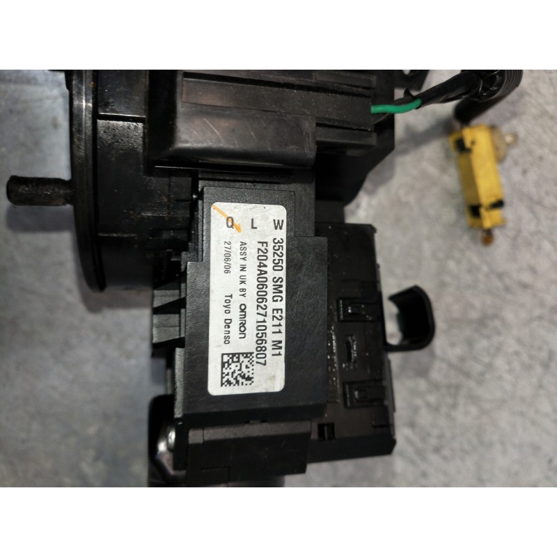 Recambio de mando luces para honda civic berlina 5 (fk) 2.2 i-ctdi sport referencia OEM IAM 35250SMGE211M1  +ANILLO AIRBAG